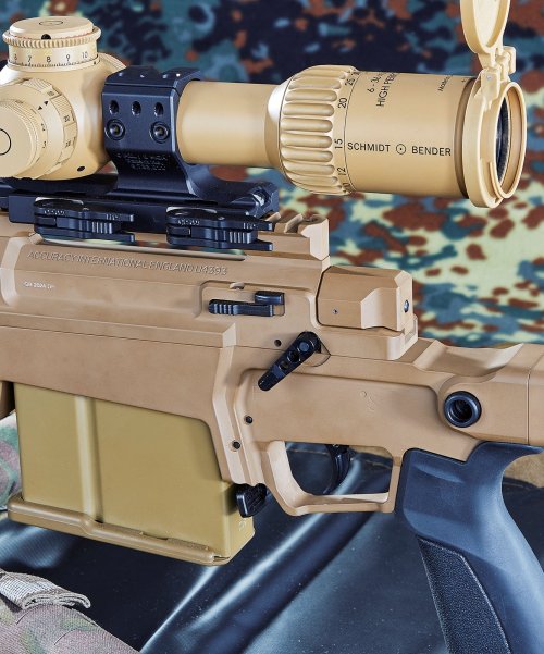 Accuracy International AXSR precision bolt-action rifle in .338 Lapua ...