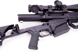 Test: Barrett MRAD in .338 LM & .300 WinMag in a long-range test at up to 500 meters The Barrett MRAD is similar in design to an AR self-loading rifle