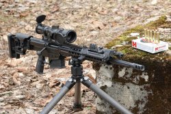 Test: Barrett MRAD in .338 LM & .300 WinMag in a long-range test at up to 500 meters The tripod-mounted Barrett MRAD
