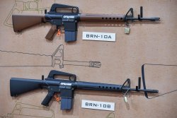 Brownells Retro Rifles, back to the future The BRN-10B and BRN-10A rifles by Brownells showcased at SHOT Show 2018.