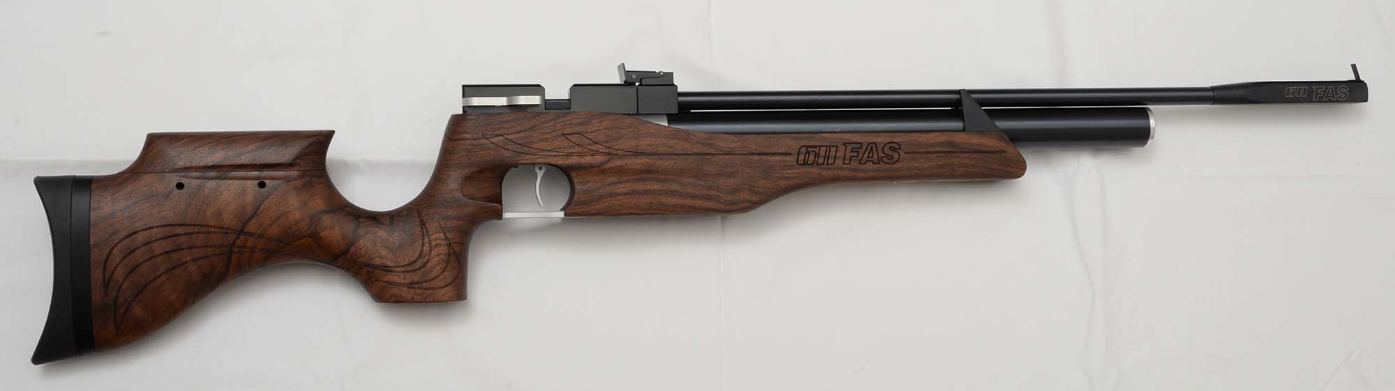 Side view of the FAS 611 rifle