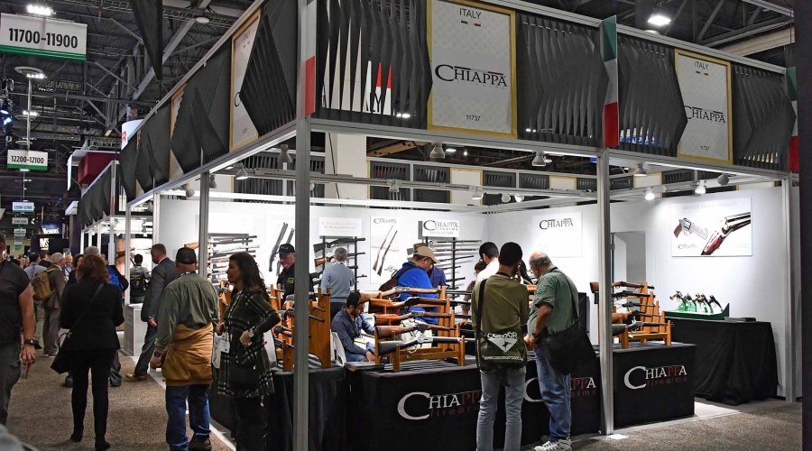 Chiappa Firearms stand at the SHOT Show 2018 