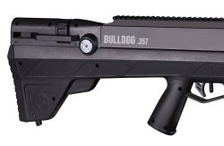 Benjamin Bulldog .357 air rifle Crosman Corporation offers the Benjamin Bulldog .357 caliber high-power air rifle
