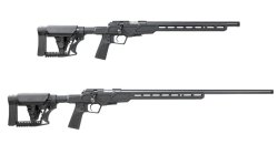 CZ 457 Varmint Precision Chassis, CZ's very first chassis rifle CZ 457 Varmint Precision Chassis in 6.5 in / 419 mm and 24-in / 600 barrels.