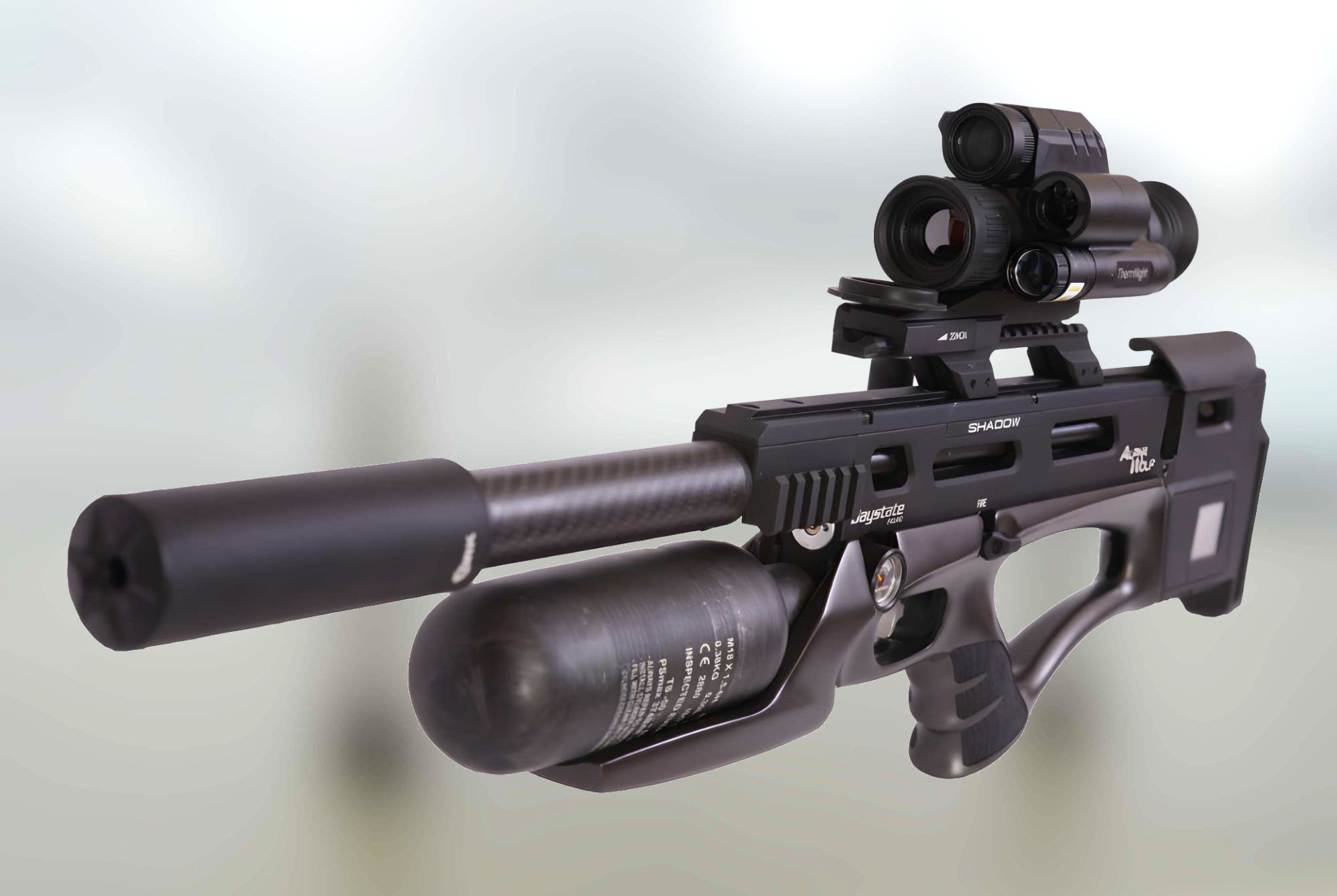 airguns: Daystate Alpha Wolf Shadow, a high-power air rifle designed for pest control