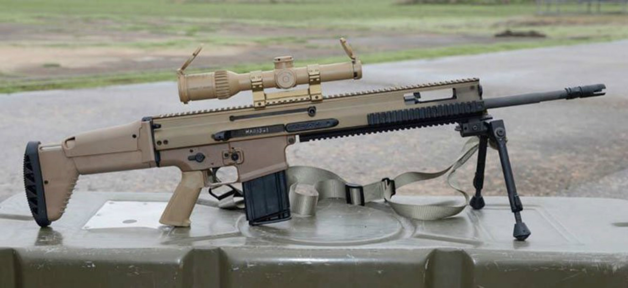 fnh: FN SCAR-H PR, the new French Army sniper rifle