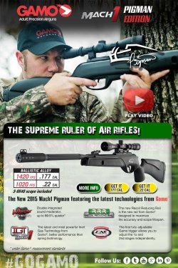 Gamo Mach 1 "Pigman edition" air rifle Gamo Mach 1 "Pigman edition" air rifle