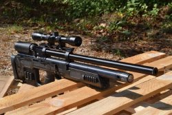Hatsan Gladius airgun The Turkish-based Hatsan Arms Company introduces the Gladius bull-pup PCP air rifle