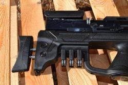 Hatsan Gladius airgun The Turkish-based Hatsan Arms Company introduces the Gladius bull-pup PCP air rifle