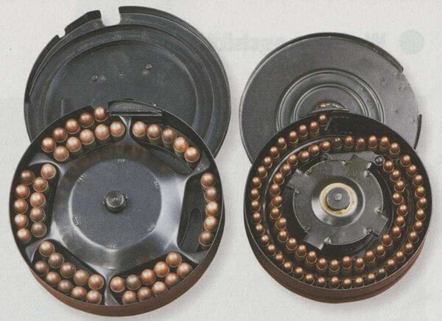 "Feeding the beast": high-capacity magazines for automatic weapons A technical overview on the history and type of high-capacity magazine feeding systems for select-fire and full-automatic firearms