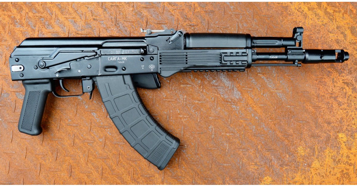 Test Izhmash Saiga MK in 7.62x39 mm On the shooting range with the civilian Kalashnikov