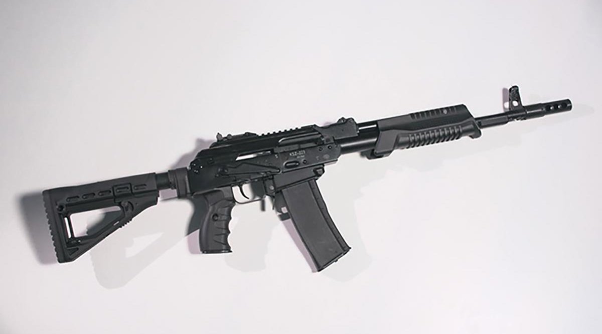 New Kalashnikov KSZ223 pump action carbine for IPSC all4shooters
