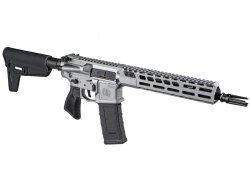 M400 Switchblade, the Rifle Caliber Pistol according to SIG Sauer The 11.5”/292 mm cold hammer-forged carbon steel barrel