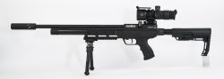 New Brocock XR Series, “state of the art” air rifles Brocock Concept XR with telescopic stock, an AK pistolgrip