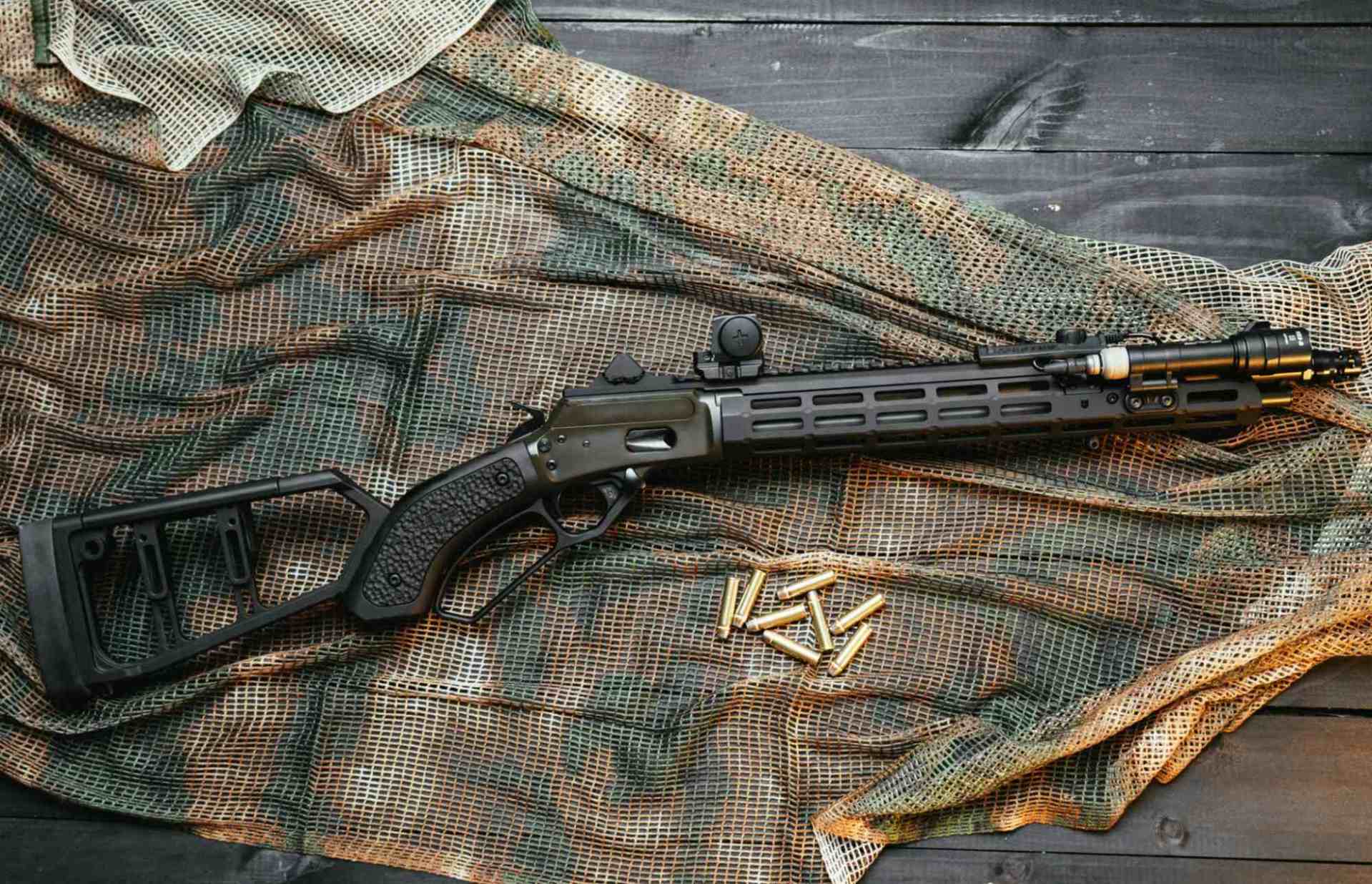 marlin-firearms: New from Marlin: Mad Pig Customs Model 1894 lever-action rifle in .357 Mag