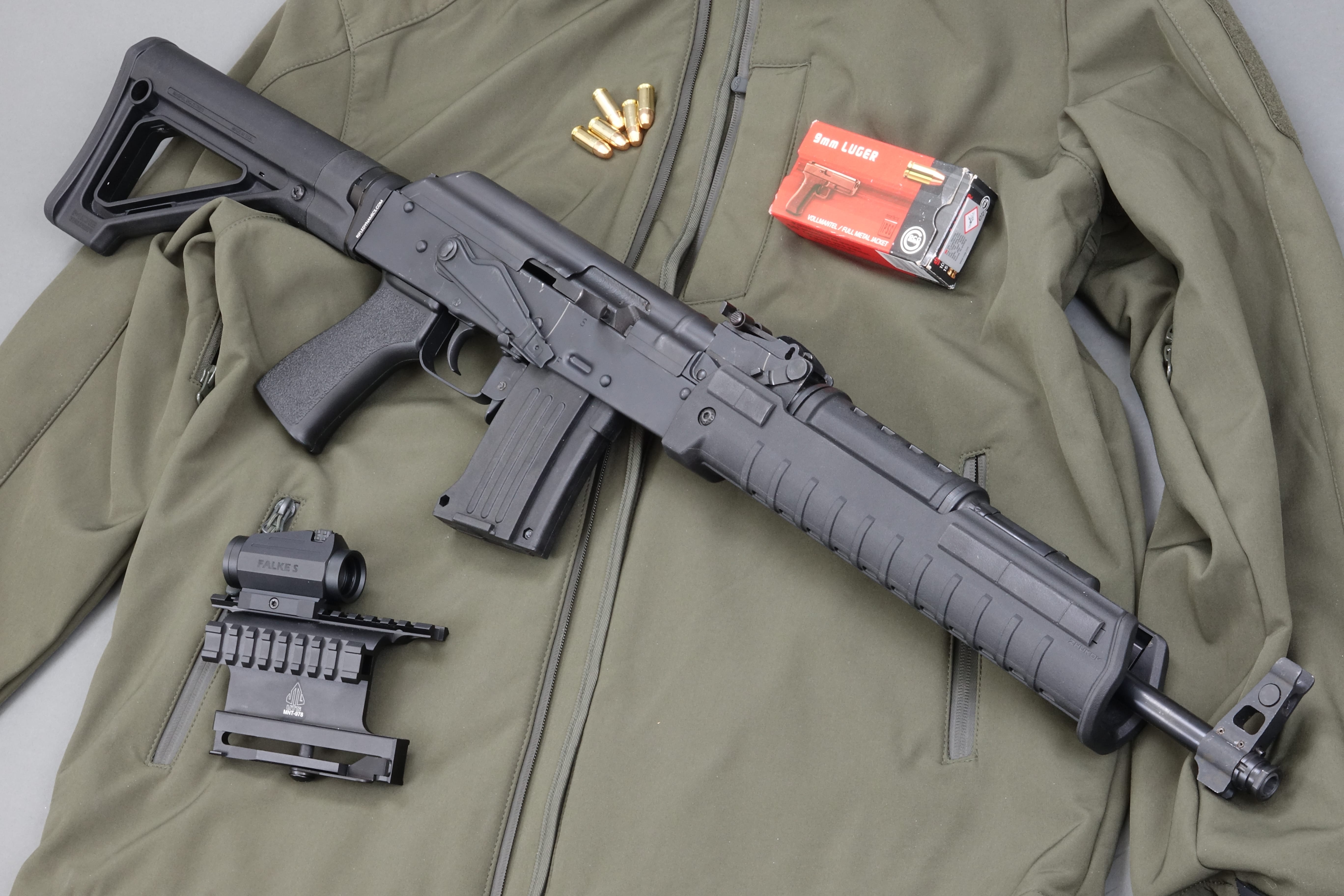 rifles: Nova Modul RAK 9 Sport: a Kalashnikov-style 9mm pistol caliber carbine
