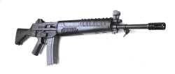 Nuova Jager's SAR-80 semi-automatic rifle The Italian Nuova Jager S.r.l. company offers a lot of demilitarized, civilian-legal SAR-80 .223 Remington - 5,56x45mm NATO rifles manufactured in Singapore