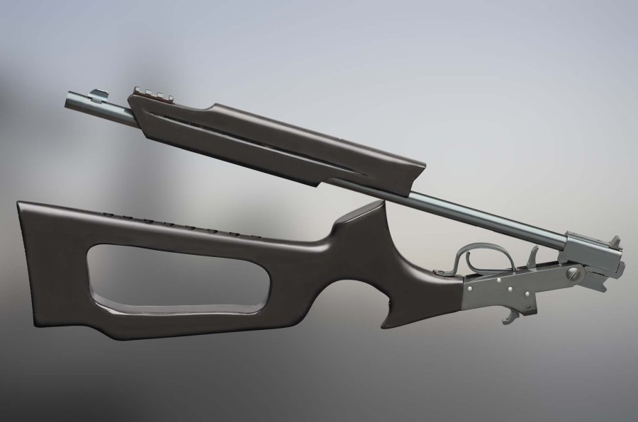 Davide Pedersoli unveils the Black Widow rifle in .22 LR Pedersoli Black Widow rifle