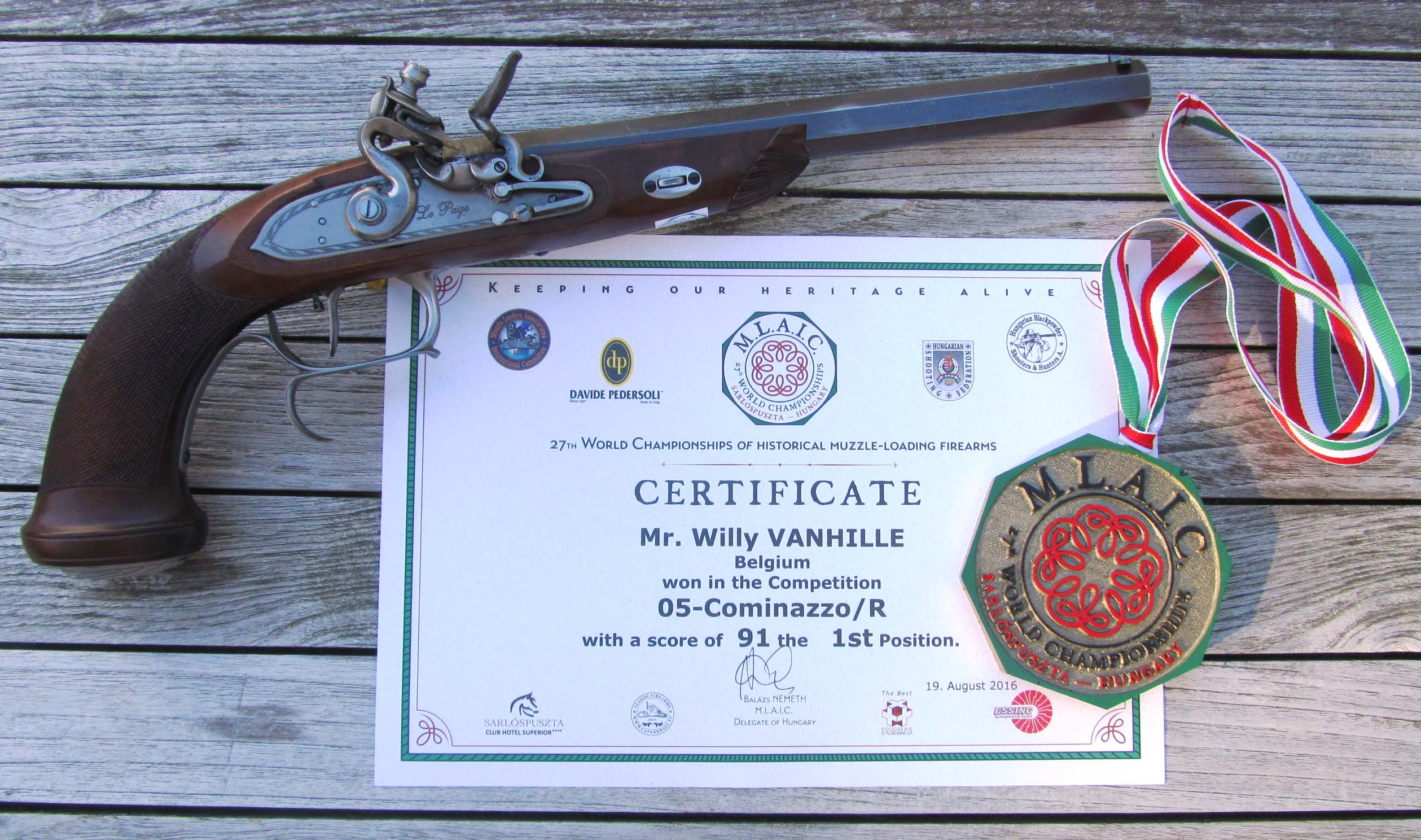 pedersoli-davide: Davide Pedersoli's medals