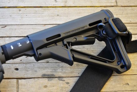 POF 415: a short stroke piston AR15-style rifle The stock of the POF 415