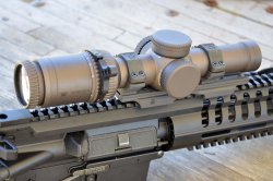 POF 415: a short stroke piston AR15-style rifle POF 415 with a Vortex Razor 1-6X scope with Tactical-MIL reticle.