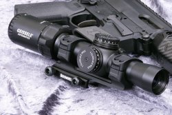 A professional tool for sportsmen: testing the 9mm Quarter Circle 10 Euro-Racer pistol caliber carbine Brownell's AR mount and Geissele scope 1-6x26