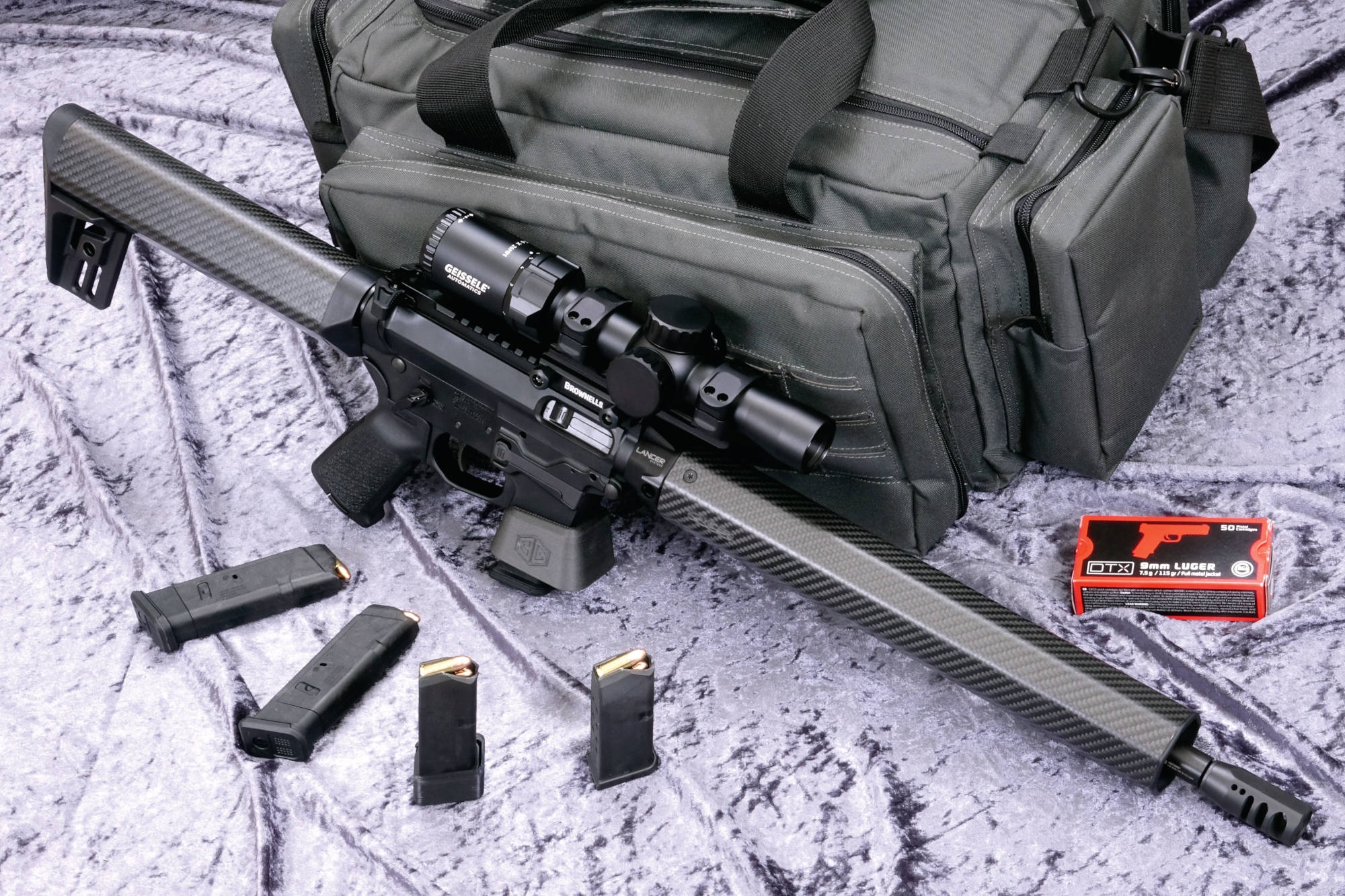 rifles: A professional tool for sportsmen: testing the 9mm Quarter Circle 10 Euro-Racer pistol caliber carbine