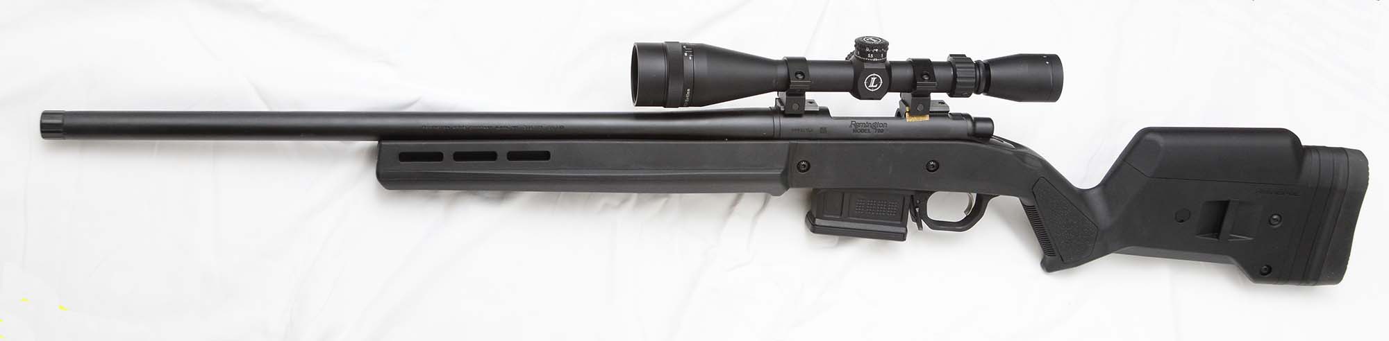 The Remington 700 Magpul, left side view