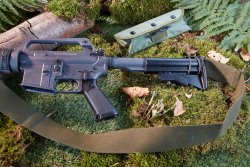 “Retro” test: Brownells and Troy AR-15s  Buttocks of the Brownell GAU / 5/5.