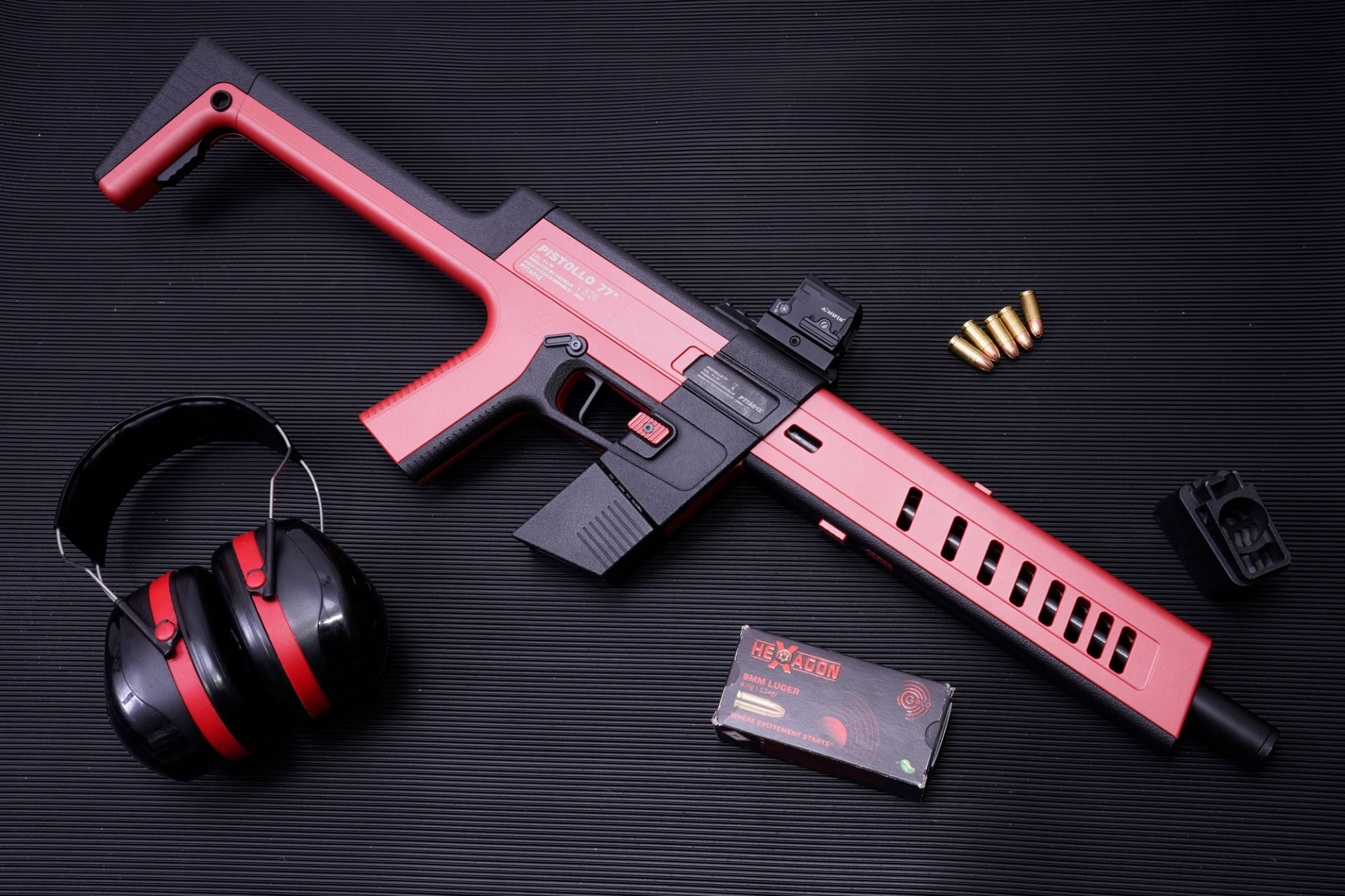 rifles: Pistollo 77° – An Unconventional 9mm Pistol Caliber Carbine with an Innovative Delayed Blowback System