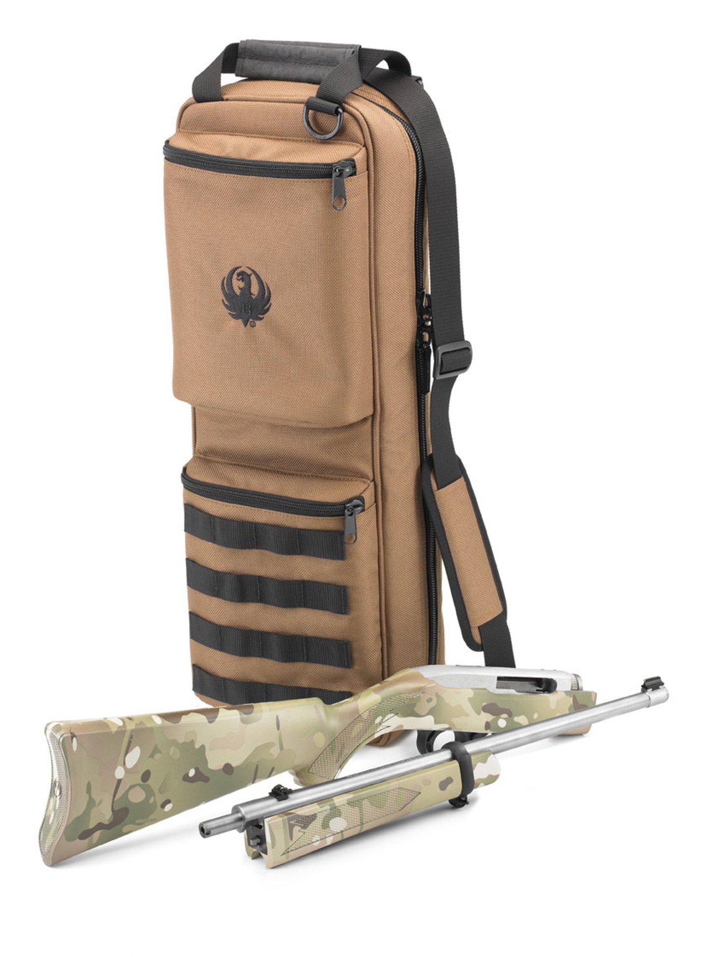Ruger 10/22 takedown rifle in Multicam finish Ruger 10/22 takedown rifle in Multicam finish