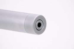 Test: Sabatti Tactical Evo Chrome in 6.5 Creedmoor – The Italian long-range repeater in the trendy caliber The muzzle of the Sabatti Tactical Evo with thread and cap.