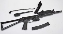 SAIGA-9, a civilian version of the Vityaz in 9mm SAIGA9 “Vityaz” disassembled