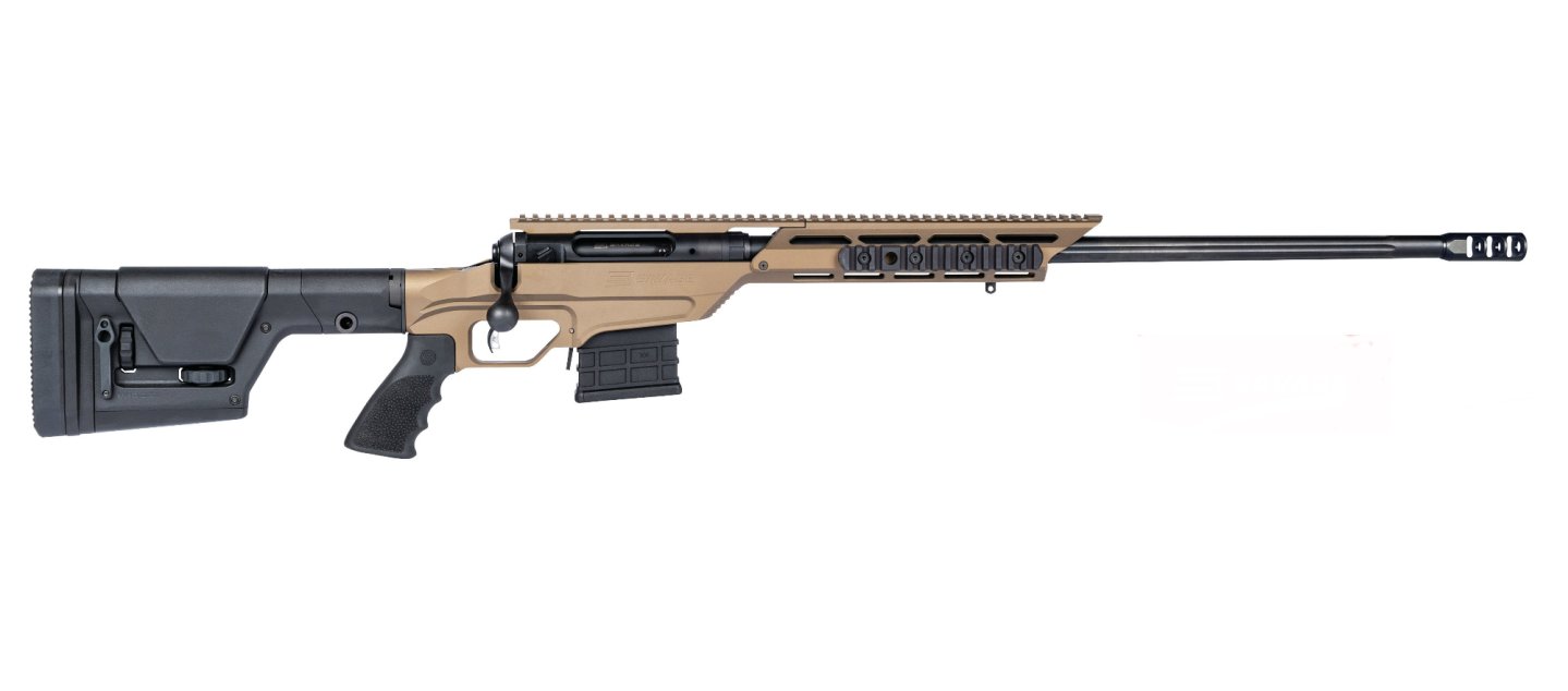 Savage evolutions: the 10/110 Stealth Evolution chassis rifle Savage 10/110 Stealth Evolution long-range rifle.