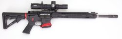 Test: Savage MSR 15 Competition – A semi-automatic match rifle with carbon fiber wrapped barrel and top features The Savage MSR 15 Competition right side view