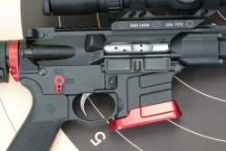 Test: Savage MSR 15 Competition – A semi-automatic match rifle with carbon fiber wrapped barrel and top features Upper andlower receivers of the Savage MSR 15 Competition.