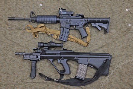 AUG and M4 AUG and M4