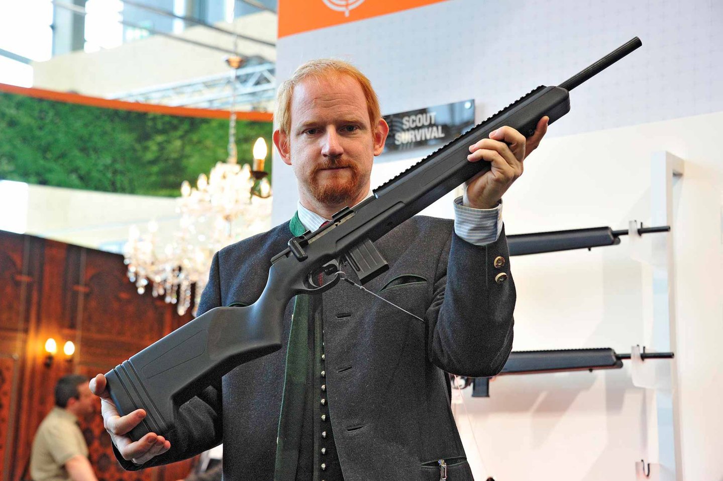 Steyr-Mannlicher GmbH introduced the Zephyr II and Scout Survival RFR rimfire carbines at the 2016 IWA OutdoorClassics 