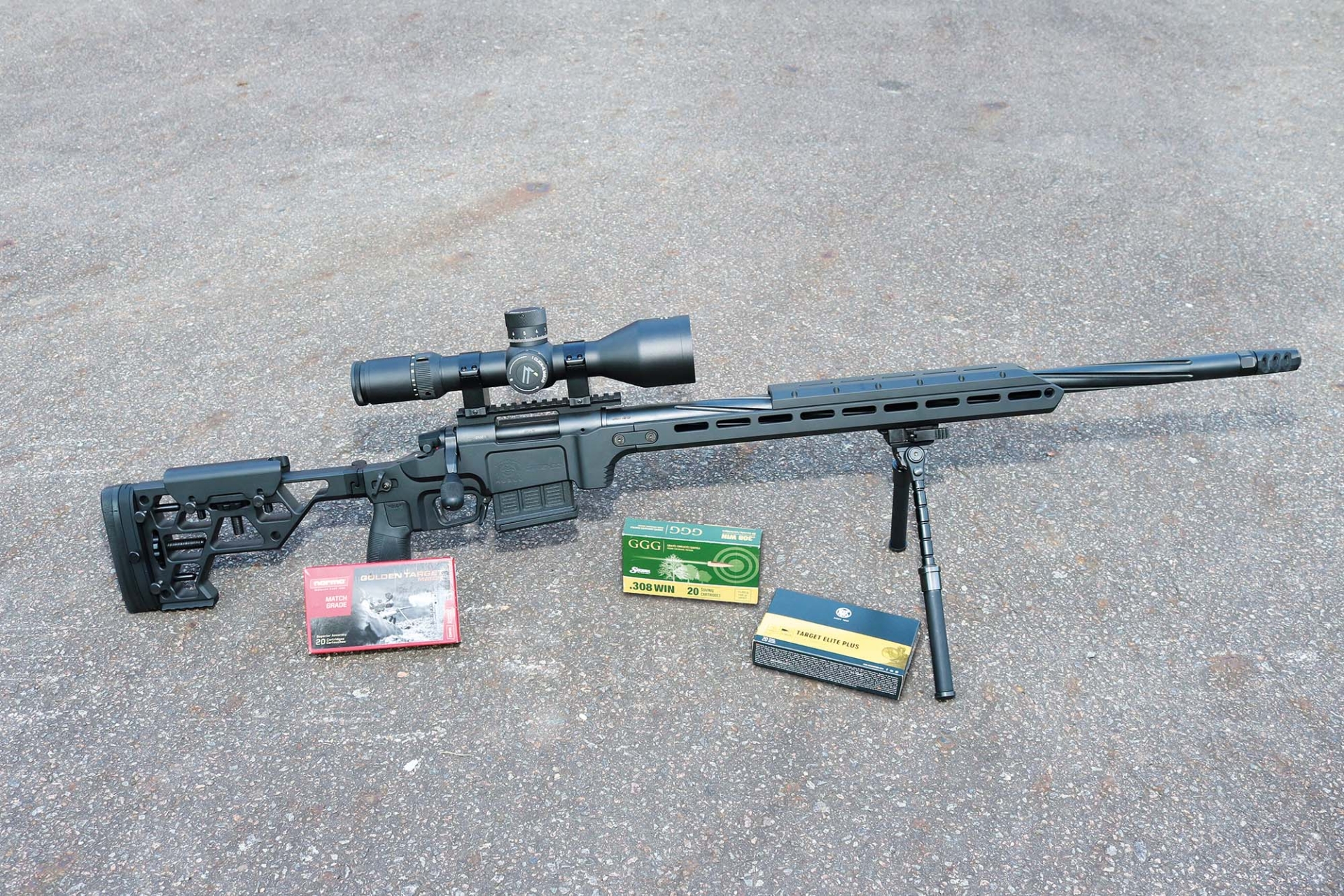 huglu: Huglu Ovis G2 Long Range bolt-action rifle: a complete package with all accessories for just under €2,600