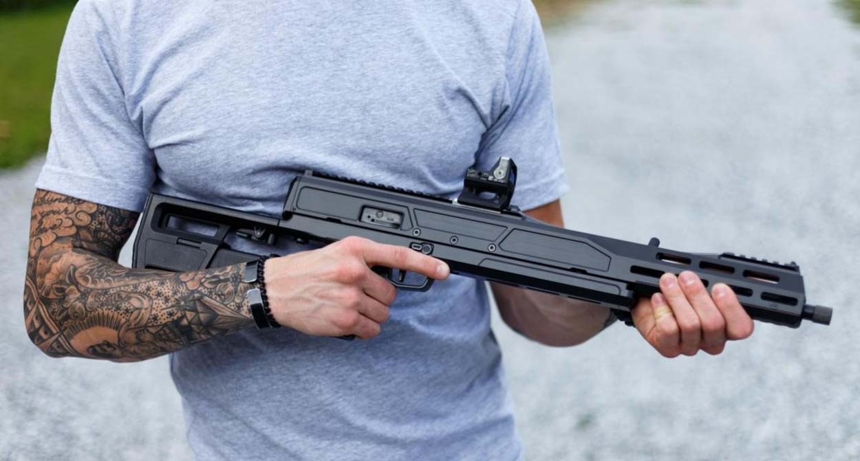 rifles: Trailblazer Pack9, the innovative and compact "pivoting" survival rifle is here