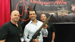 Unique-ARs: customized hand guards for AR rifles Donald Trump, Jr. demonstrates a Unique-ARs hand guard installed on a rifle