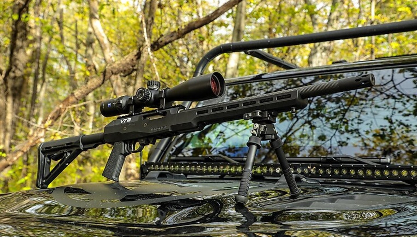Volquartsen Firearms VT2 Takedown, the ideal “backpack rifle” in .22 WMR and .17 HMR the Volquartsen VT2 Takedown rifle is available in .22 WMR and .17 HMR.