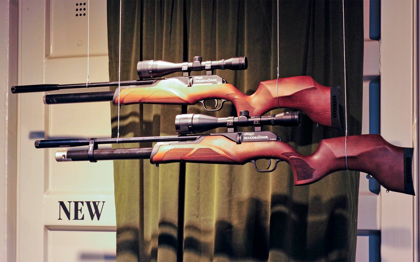 UMAREX Walther Maximator and Thorminator air rifles  UMAREX introduced the Walther Maximator and Thorminator air rifles at the 2016 IWA OutdoorClassics