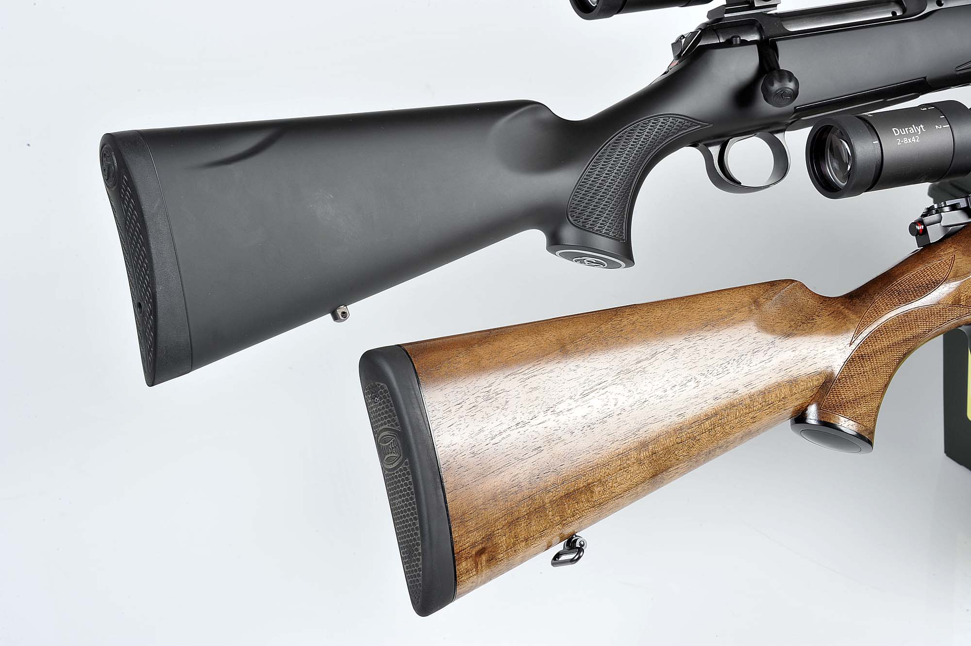 rifles: Rifle stocks: wood or plastic?