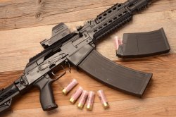 Test and action video: Armsan RS-S1 in 12/76 – A Kalashnikov-style semi-automatic shotgun Armsan RS-S1 in 12/76 with 10-round magazine and ammunition