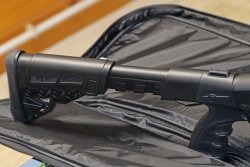 Armsan RS-X1 tactical shotgun in 12 gauge magnum – Versatile, accurate, effective and affordable The telescopic stock of the Armsan RS-X1 tactical shotgun