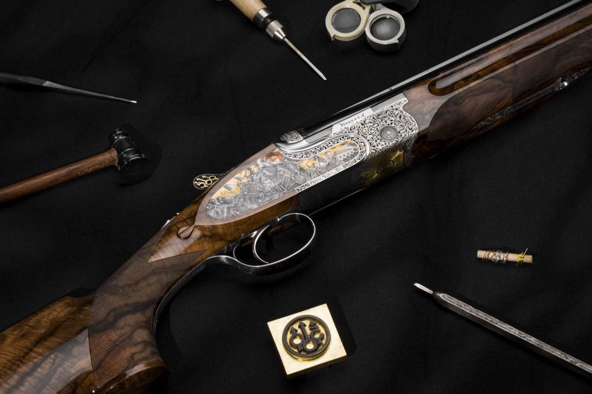 beretta: Beretta SO10 EELL History: a unique over-and-under dedicated to the Battle of Pavia