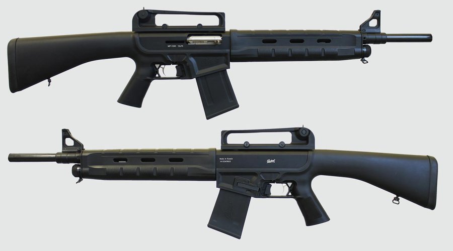 Concern Kalashnikov offers the Baikal MP-155K 12-gauge semi-automatic shotgun