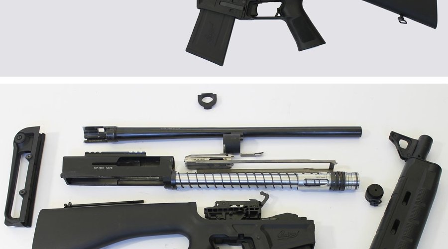 Concern Kalashnikov offers the Baikal MP-155K 12-gauge semi-automatic shotgun