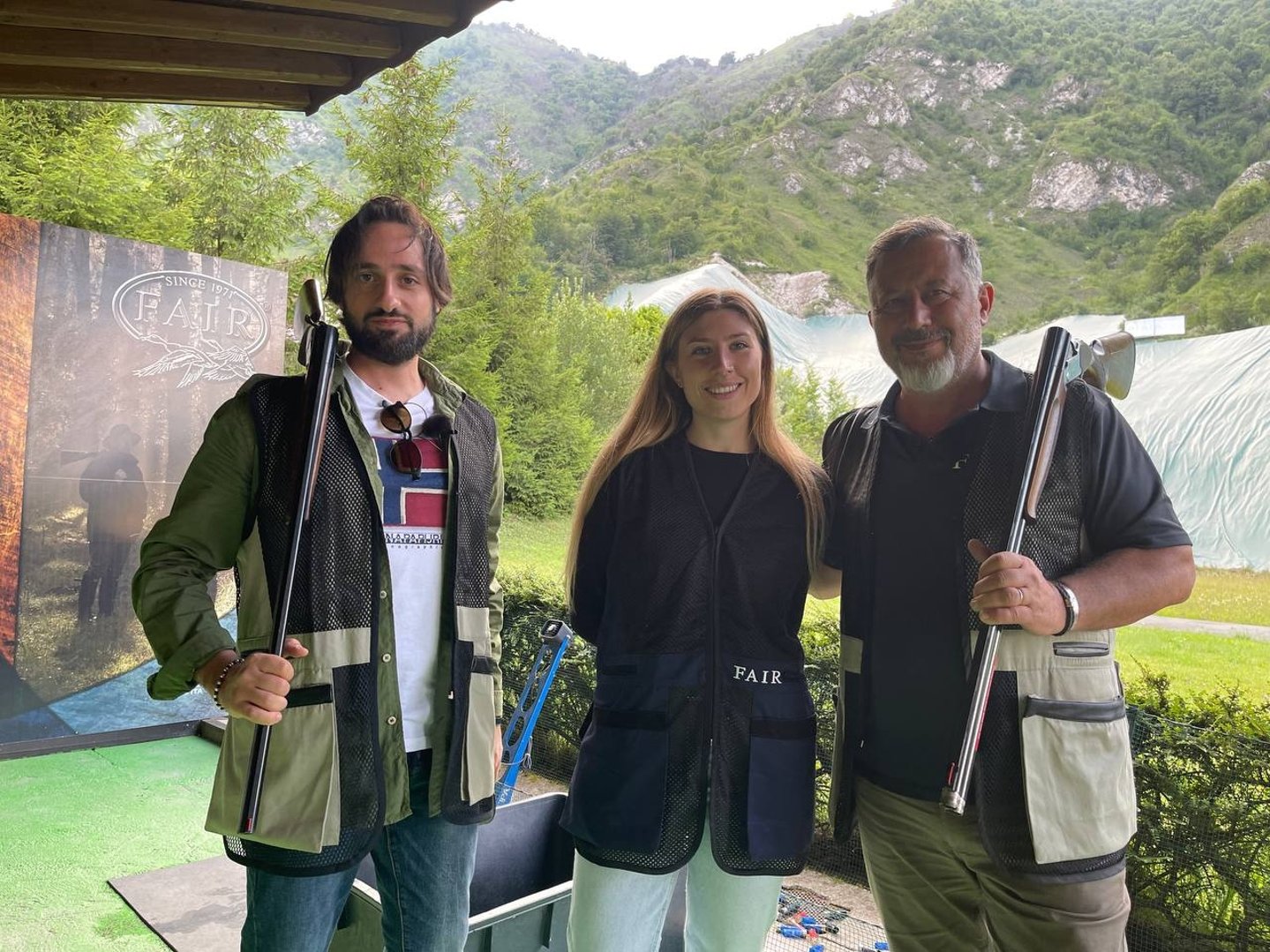 F.A.I.R. Carrera Sporting HSX: the field test of the hunting and sports shooting over-and-under  At the shooting range with Luca and Rebecca Rizzini